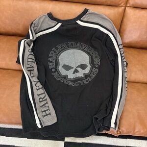 VINTAGE 1993 Harley-Davidson Black Crew Neck Tee